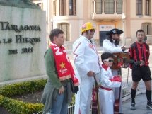 Presentació de la CORI-TECLA als Despullats, amb el nen Elvis